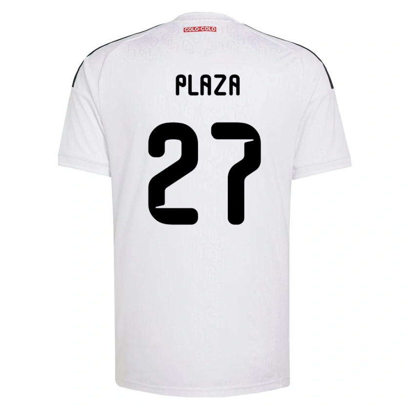 Danxen Homem Camisola Diego Plaza #27 Branco Preto Principal 2026/27 Camisa