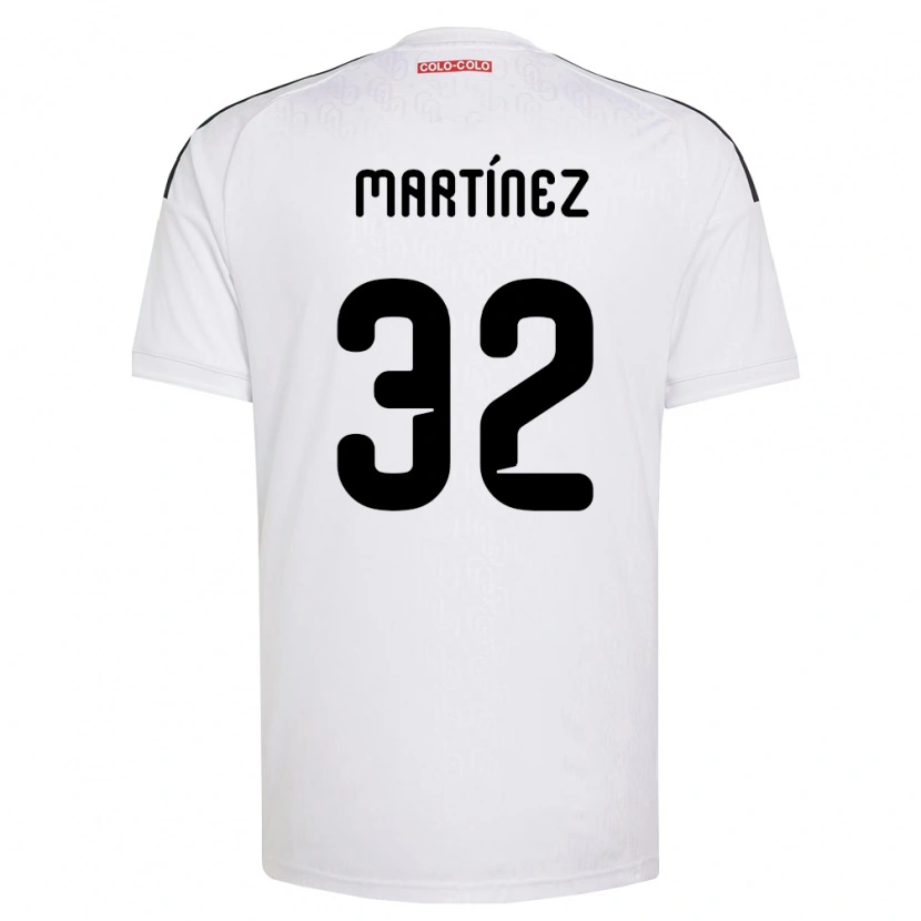 Danxen Homem Camisola Vicente Martínez #32 Branco Preto Principal 2026/27 Camisa