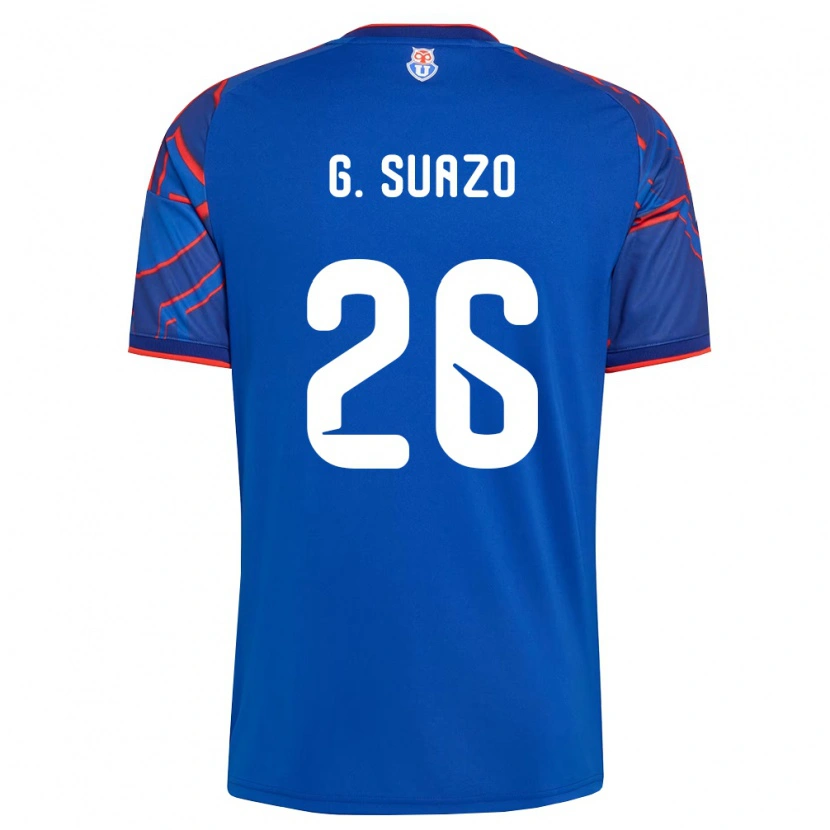 Danxen Homem Camisola Grettel Suazo #26 Azul Real Vermelho Principal 2026/27 Camisa