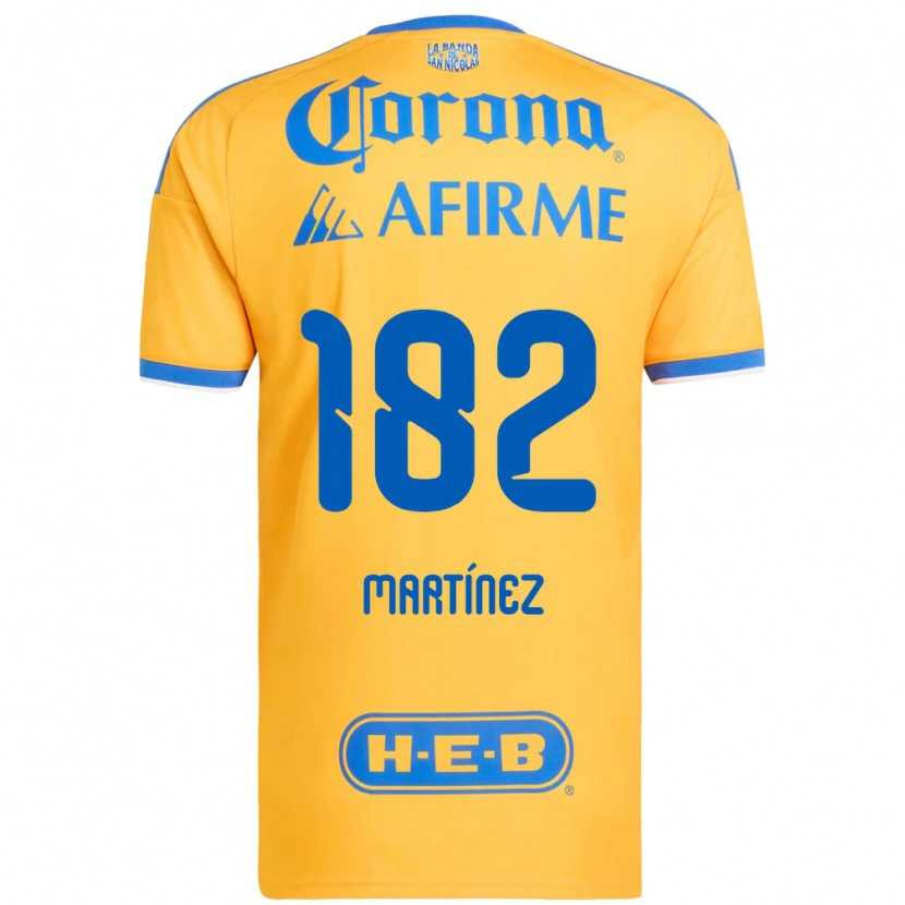 Danxen Homem Camisola Saeed Martínez #182 Amarelo Azul Principal 2026/27 Camisa