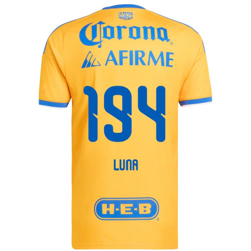 Danxen Homem Camisola Juan Luna #194 Amarelo Azul Principal 2026/27 Camisa