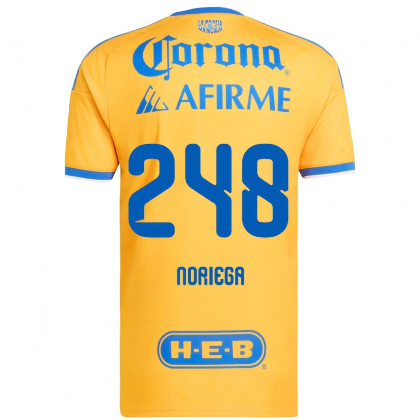 Danxen Homem Camisola Jonathan Noriega #248 Amarelo Azul Principal 2026/27 Camisa