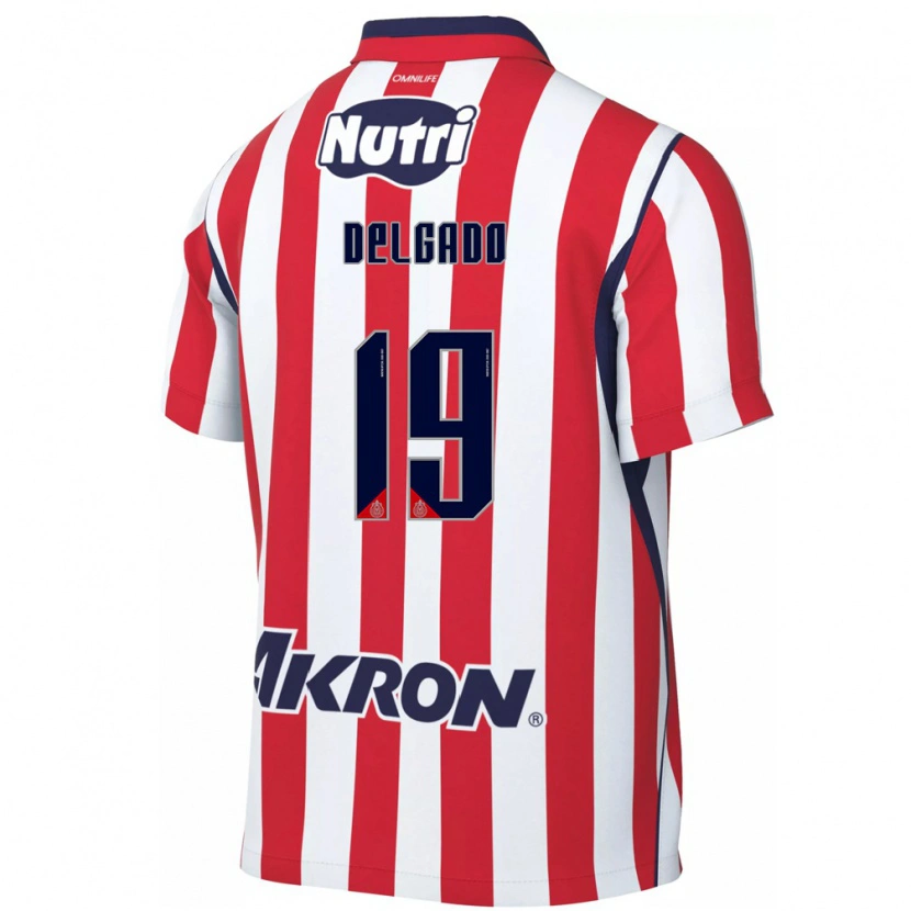 Danxen Homem Camisola Daniela Delgado #19 Vermelho Branco Principal 2026/27 Camisa