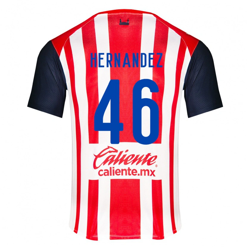 Danxen Homem Camisola Carlos Hernández #46 Vermelho Preto Branco Principal 2026/27 Camisa