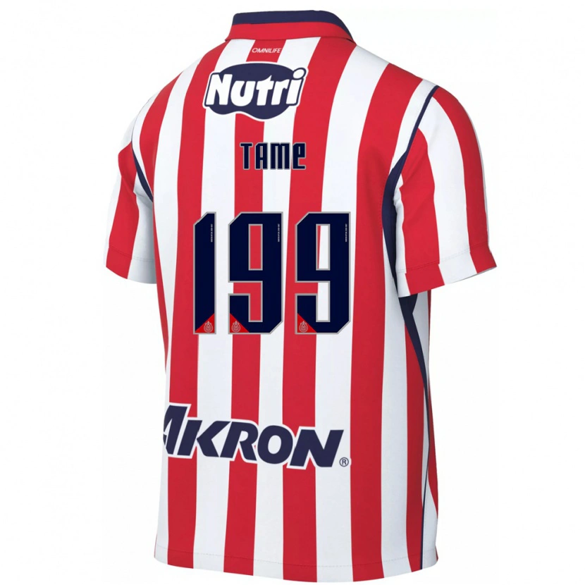 Danxen Homem Camisola Emilio Tame #199 Vermelho Branco Principal 2026/27 Camisa