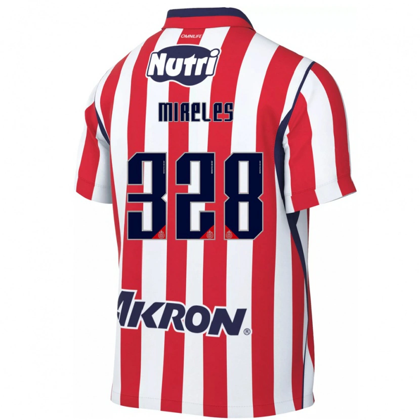 Danxen Homem Camisola Ricardo Mireles #328 Vermelho Branco Principal 2026/27 Camisa