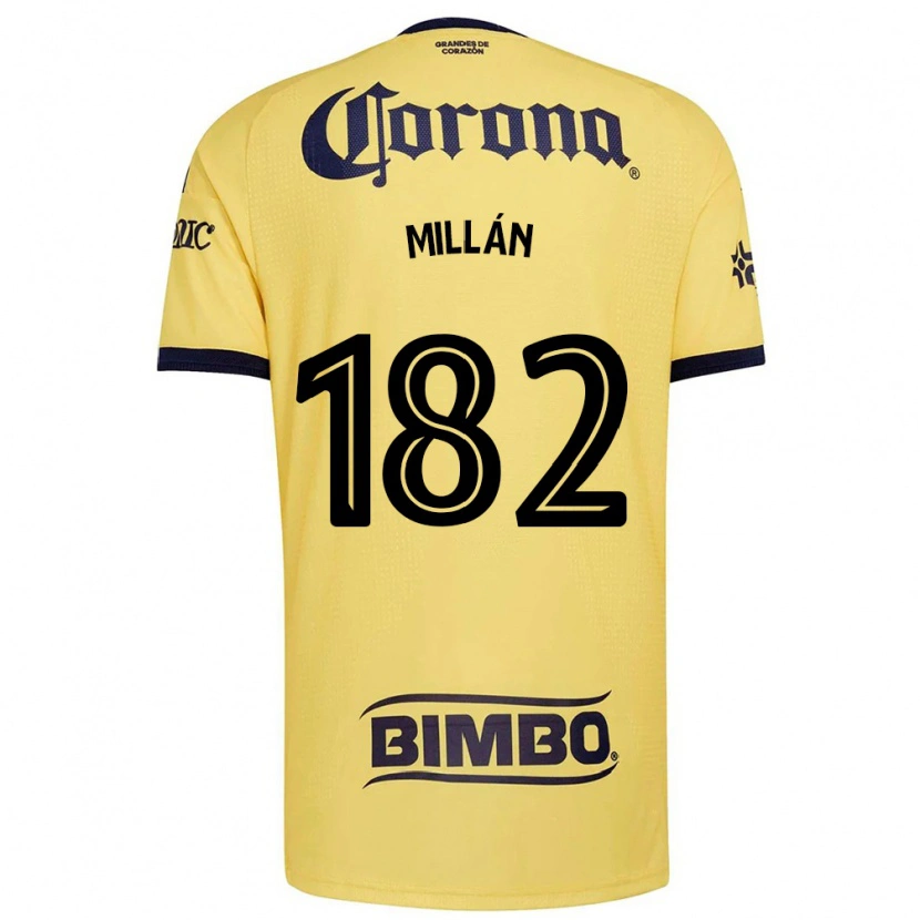 Danxen Homem Camisola Daniel Millán #182 Amarelo Vermelho Preto Principal 2026/27 Camisa