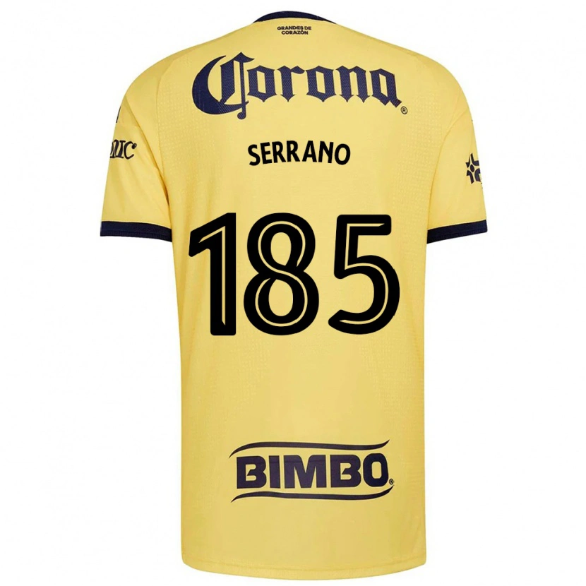 Danxen Homem Camisola Max Serrano #185 Amarelo Vermelho Preto Principal 2026/27 Camisa
