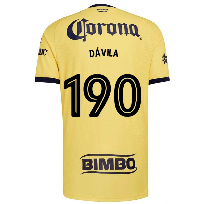 Danxen Homem Camisola Emilio Dávila #190 Amarelo Vermelho Preto Principal 2026/27 Camisa