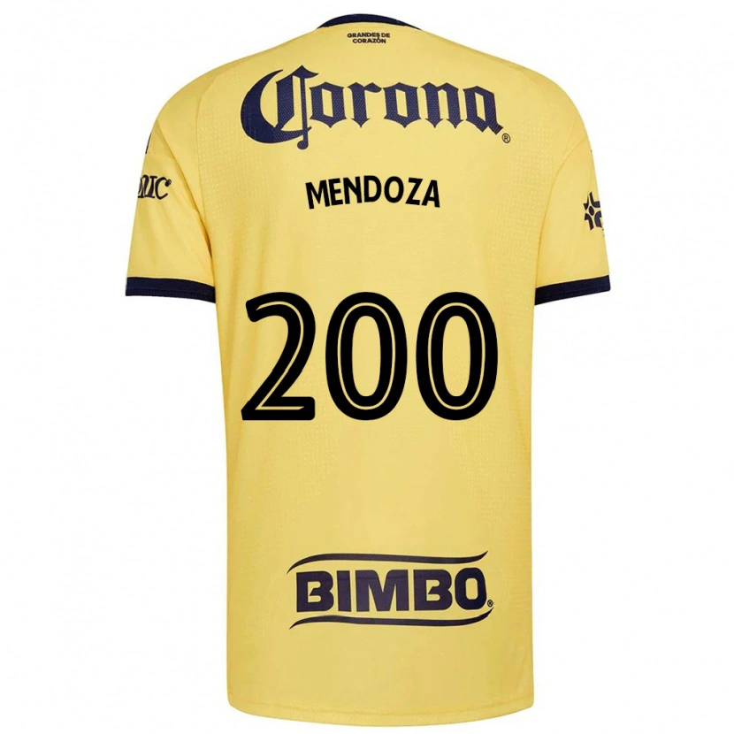 Danxen Homem Camisola Luis Mendoza #200 Amarelo Vermelho Preto Principal 2026/27 Camisa