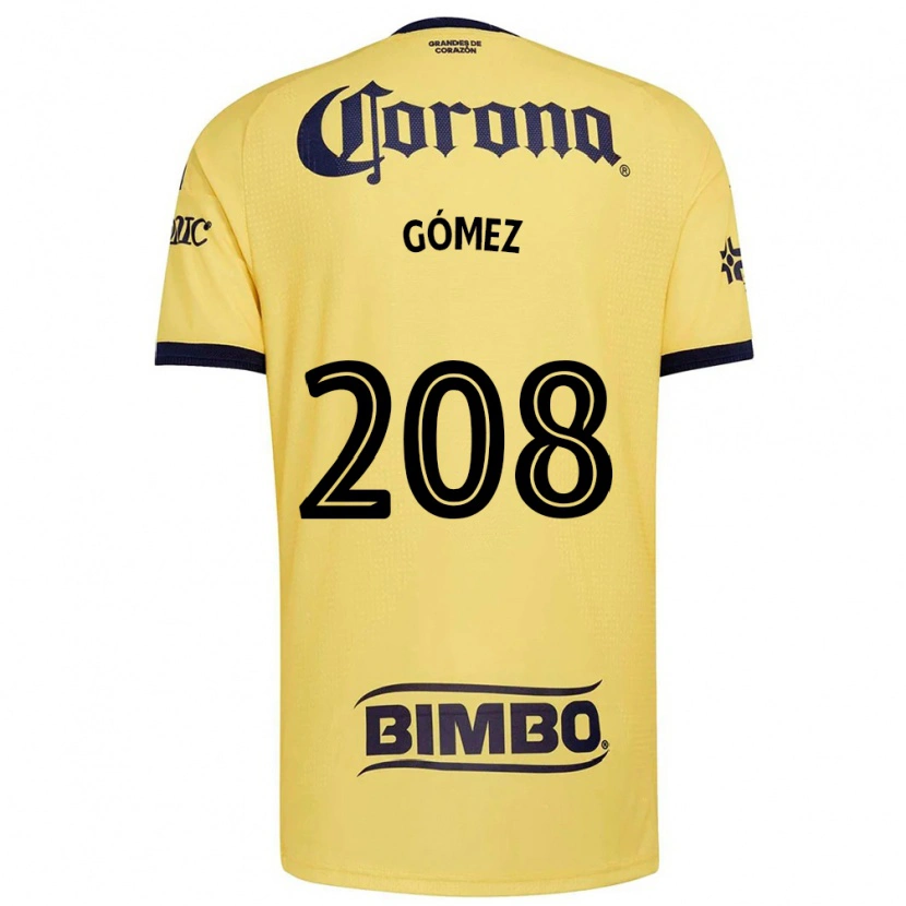 Danxen Homem Camisola José Gómez #208 Amarelo Vermelho Preto Principal 2026/27 Camisa