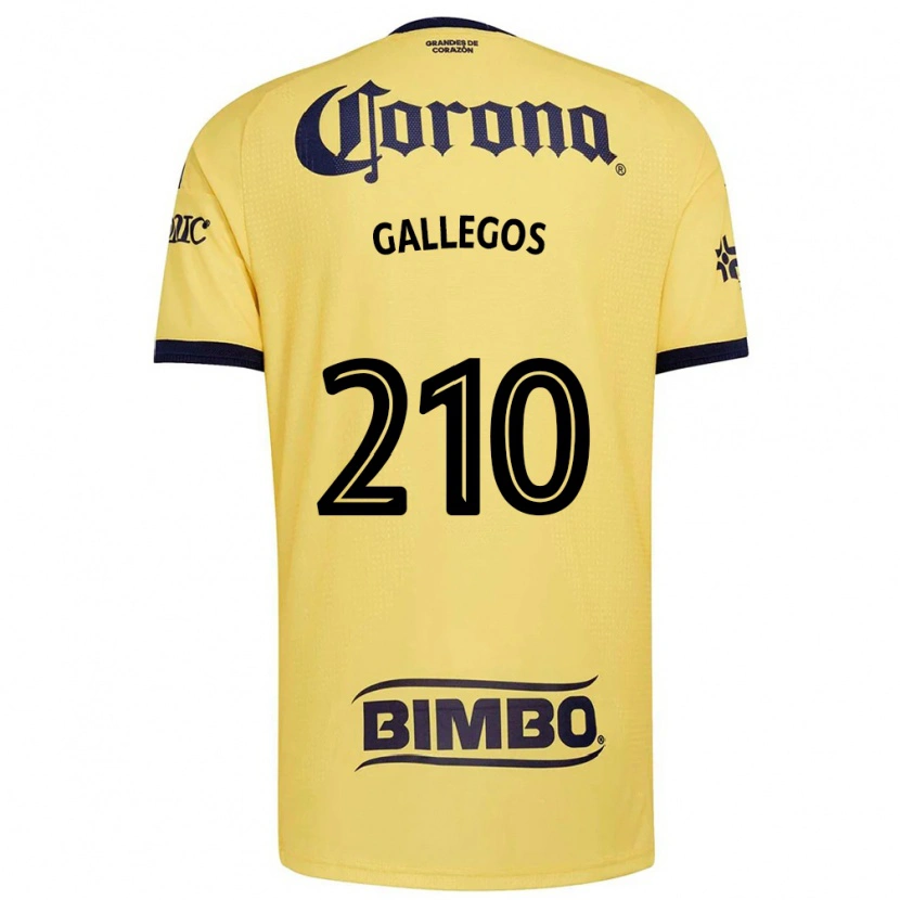 Danxen Homem Camisola José Gallegos #210 Amarelo Vermelho Preto Principal 2026/27 Camisa