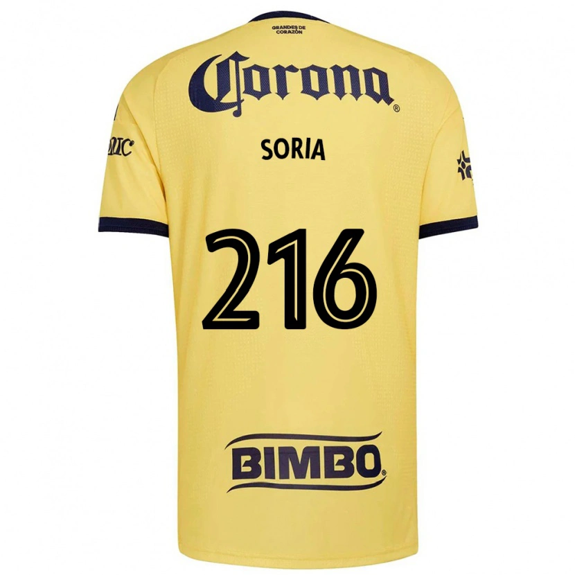 Danxen Homem Camisola Emiliano Soria #216 Amarelo Vermelho Preto Principal 2026/27 Camisa