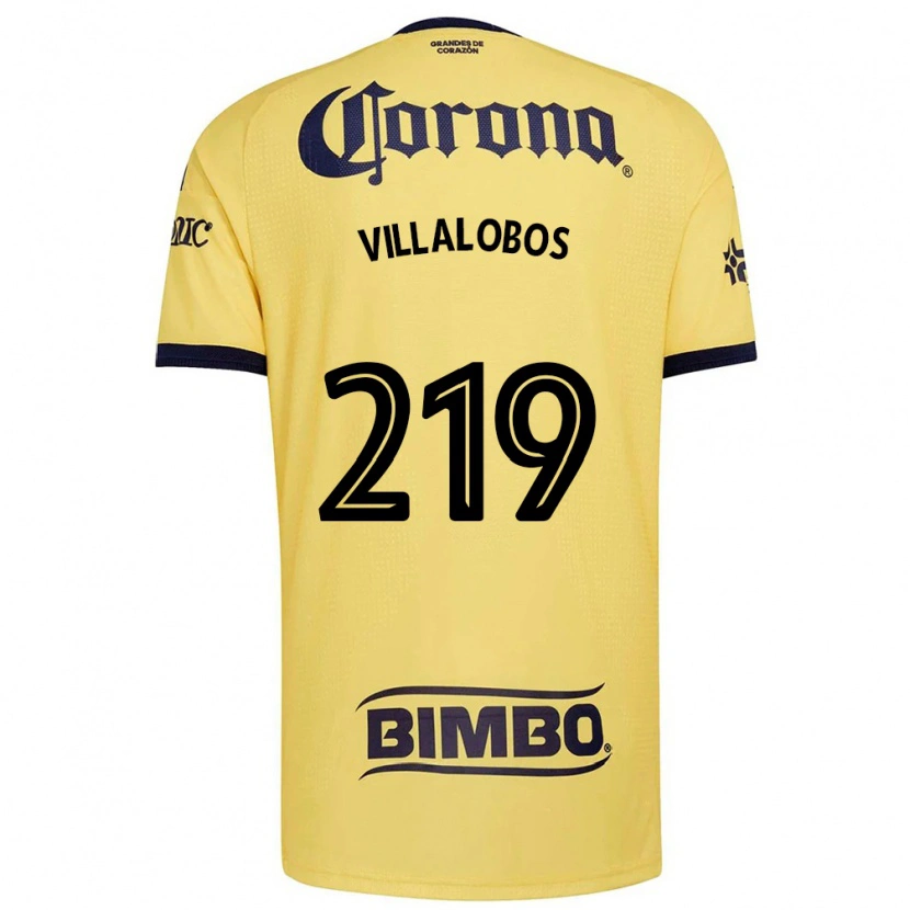 Danxen Homem Camisola Patricio Villalobos #219 Amarelo Vermelho Preto Principal 2026/27 Camisa