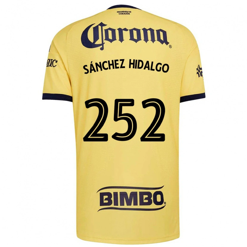 Danxen Homem Camisola Horacio Sánchez Hidalgo #252 Amarelo Vermelho Preto Principal 2026/27 Camisa