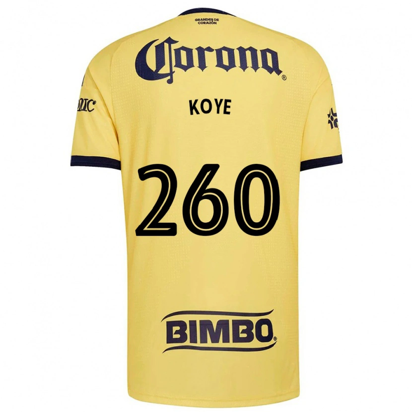 Danxen Homem Camisola Julián Koye #260 Amarelo Vermelho Preto Principal 2026/27 Camisa