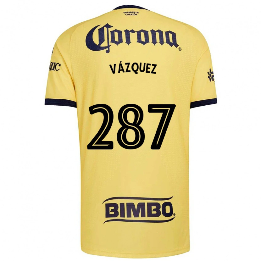 Danxen Homem Camisola Omar Vázquez #287 Amarelo Vermelho Preto Principal 2026/27 Camisa