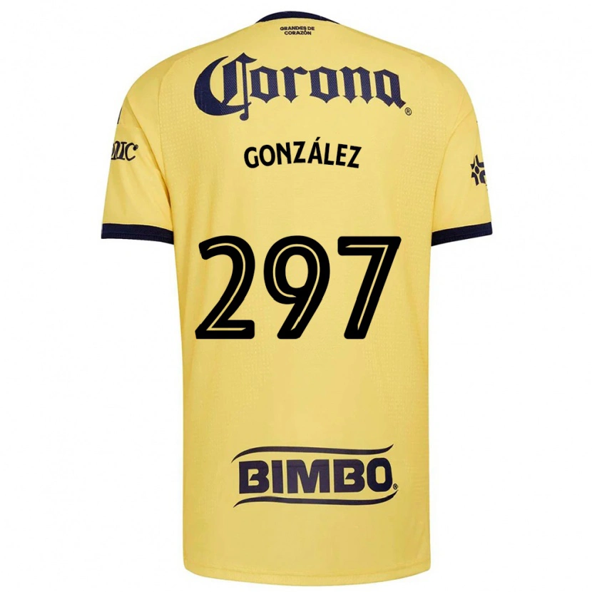Danxen Homem Camisola Océlotl González #297 Amarelo Vermelho Preto Principal 2026/27 Camisa