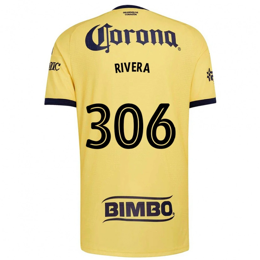 Danxen Homem Camisola Miguel Rivera #306 Amarelo Vermelho Preto Principal 2026/27 Camisa
