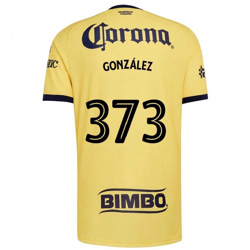 Danxen Homem Camisola Jayden González #373 Amarelo Vermelho Preto Principal 2026/27 Camisa