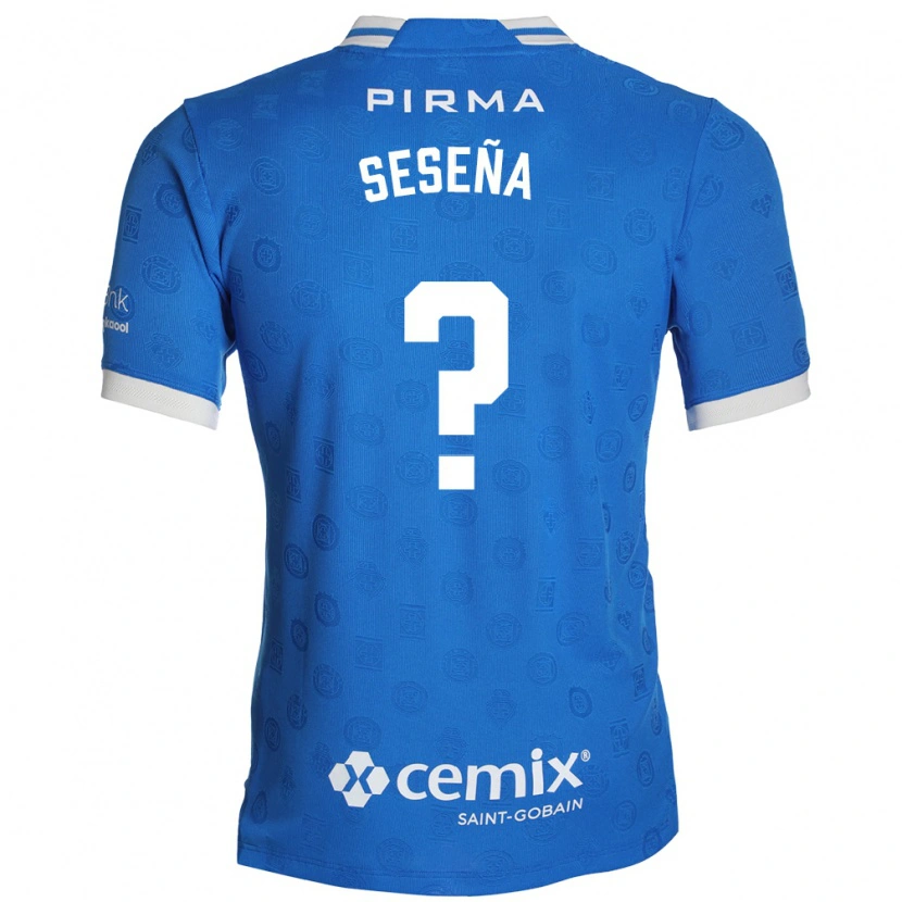 Danxen Homem Camisola Miguel Seseña #0 Azul Branco Vermelho Principal 2026/27 Camisa
