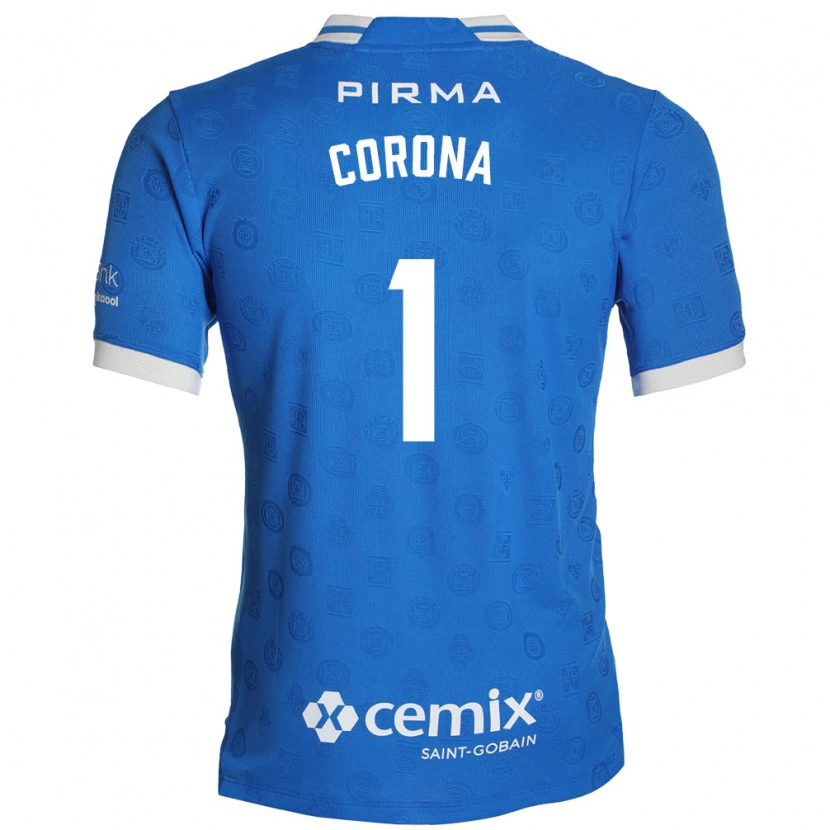 Danxen Homem Camisola Jose De Jesus Corona #1 Azul Branco Vermelho Principal 2026/27 Camisa