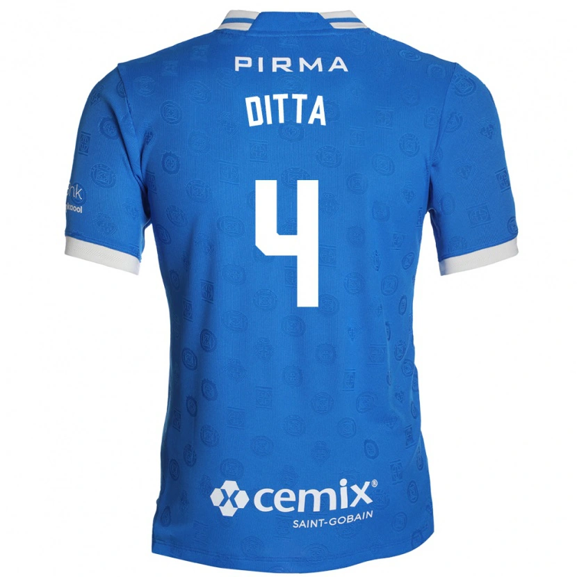 Danxen Homem Camisola Willer Ditta #4 Azul Branco Vermelho Principal 2026/27 Camisa