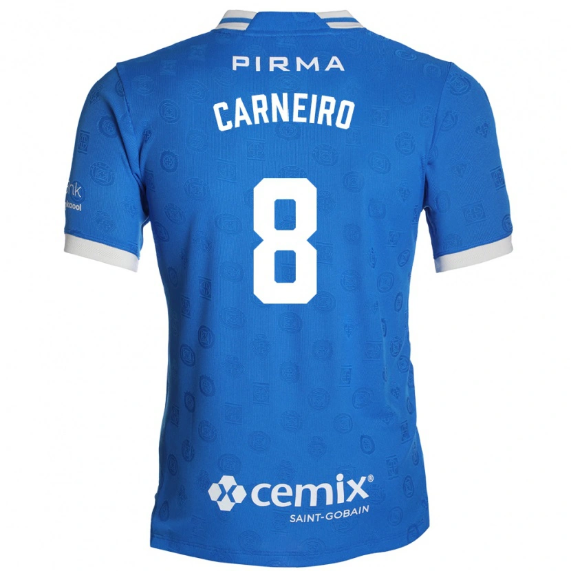 Danxen Homem Camisola Gonzalo Carneiro #8 Azul Branco Vermelho Principal 2026/27 Camisa