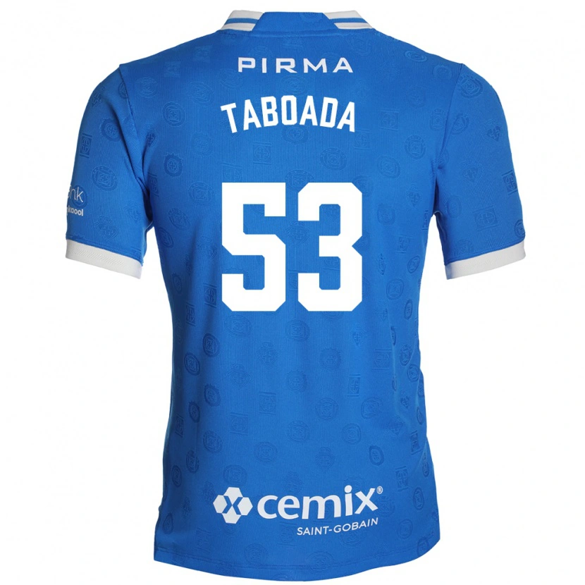 Danxen Homem Camisola Víctor Taboada #53 Azul Branco Vermelho Principal 2026/27 Camisa
