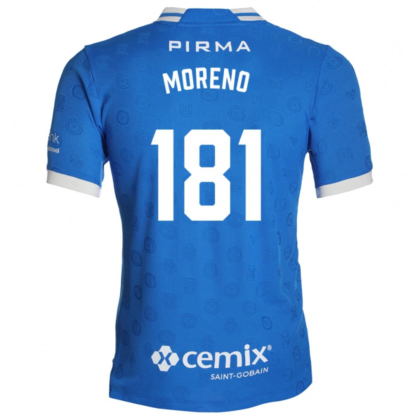 Danxen Homem Camisola Roberto Moreno #181 Azul Branco Vermelho Principal 2026/27 Camisa