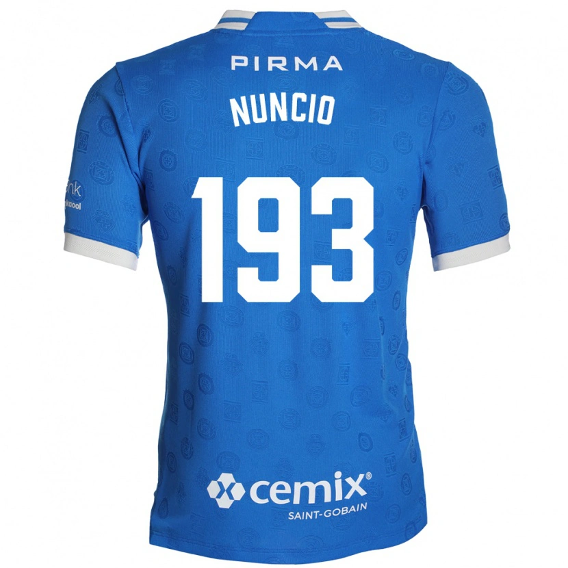 Danxen Homem Camisola Jorge Nuncio #193 Azul Branco Vermelho Principal 2026/27 Camisa