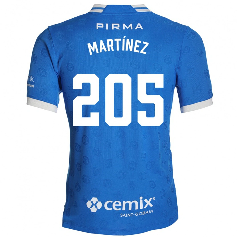 Danxen Homem Camisola César Martínez #205 Azul Branco Vermelho Principal 2026/27 Camisa