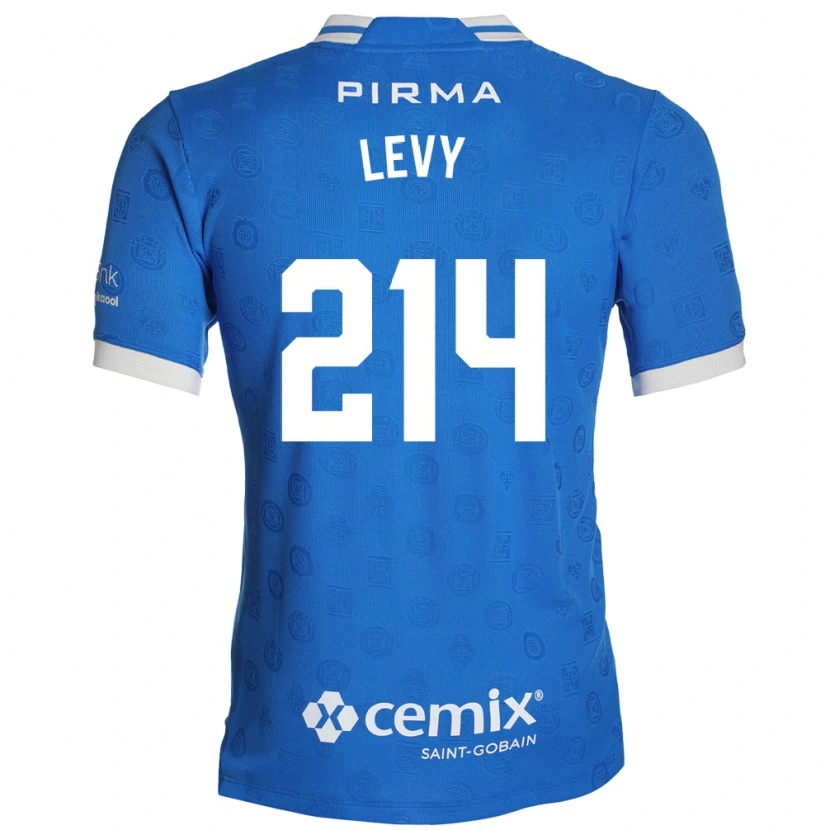 Danxen Homem Camisola Mateo Levy #214 Azul Branco Vermelho Principal 2026/27 Camisa