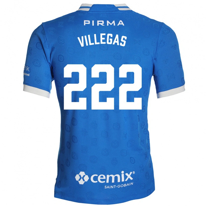 Danxen Homem Camisola Eric Villegas #222 Azul Branco Vermelho Principal 2026/27 Camisa