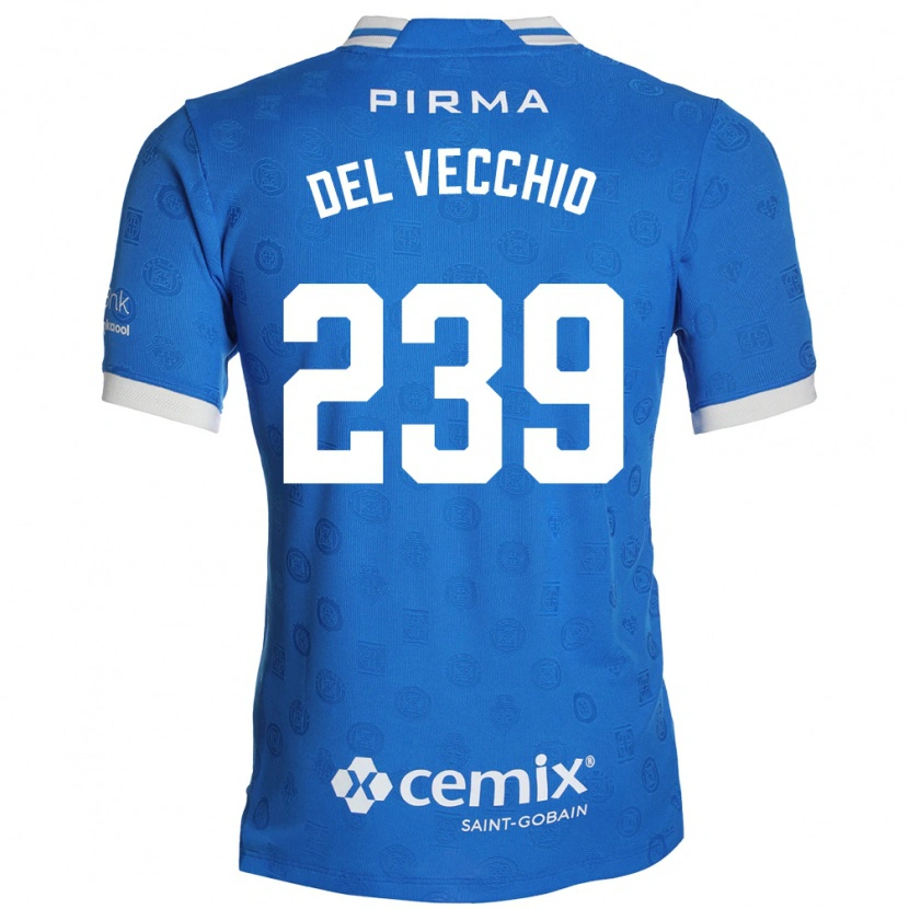 Danxen Homem Camisola Michael Del Vecchio #239 Azul Branco Vermelho Principal 2026/27 Camisa