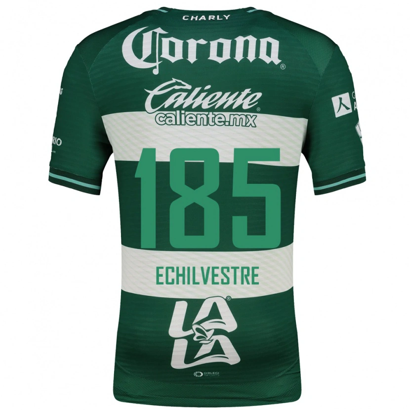 Danxen Homem Camisola Juan Echilvestre #185 Verde Branco Principal 2026/27 Camisa