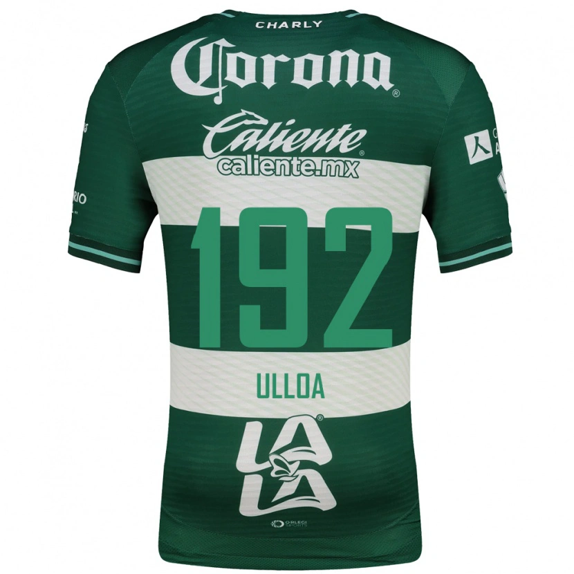 Danxen Homem Camisola José Ulloa #192 Verde Branco Principal 2026/27 Camisa