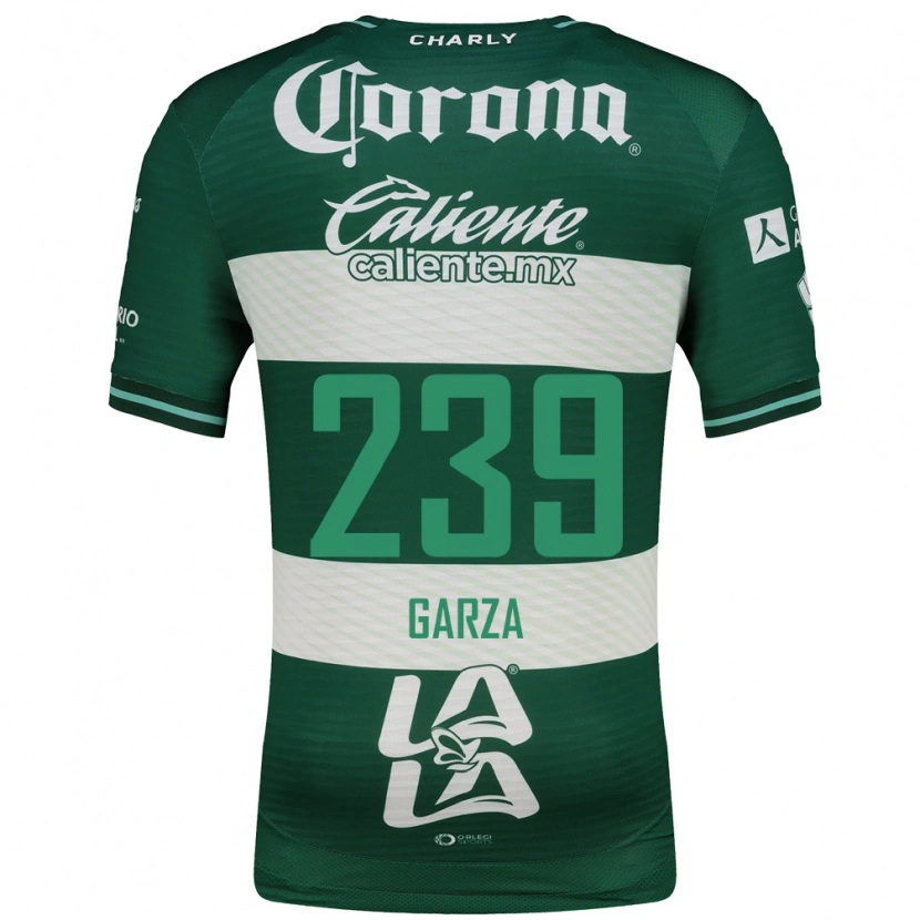 Danxen Homem Camisola Esteban Garza #239 Verde Branco Principal 2026/27 Camisa