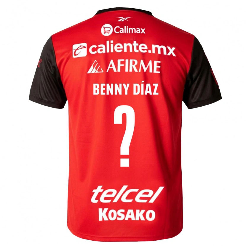 Danxen Homem Camisola Benny Diaz #0 Preto Vermelho Principal 2026/27 Camisa