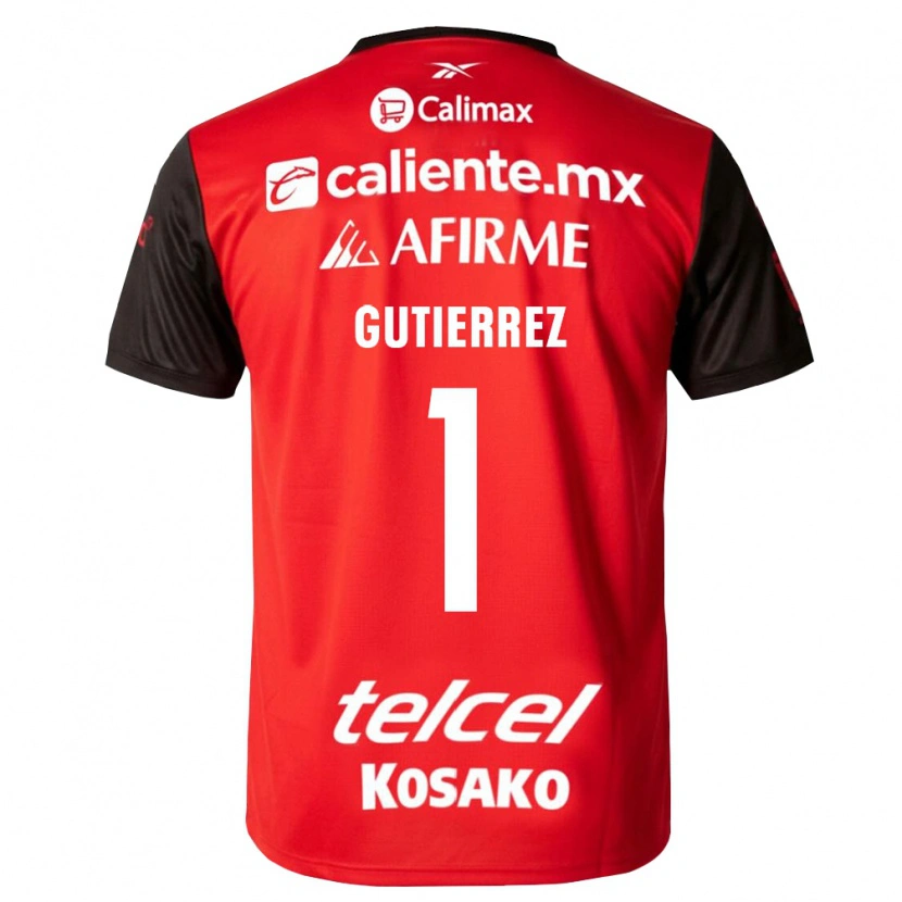 Danxen Homem Camisola Alejandra Gutierrez #1 Preto Vermelho Principal 2026/27 Camisa