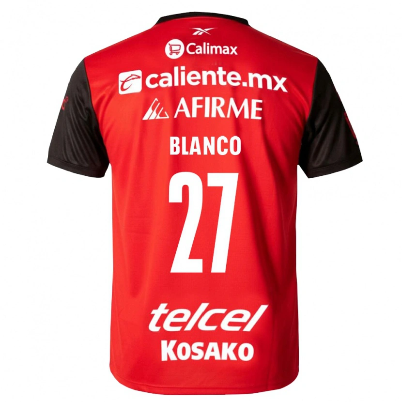 Danxen Homem Camisola Domingo Blanco #27 Preto Vermelho Principal 2026/27 Camisa