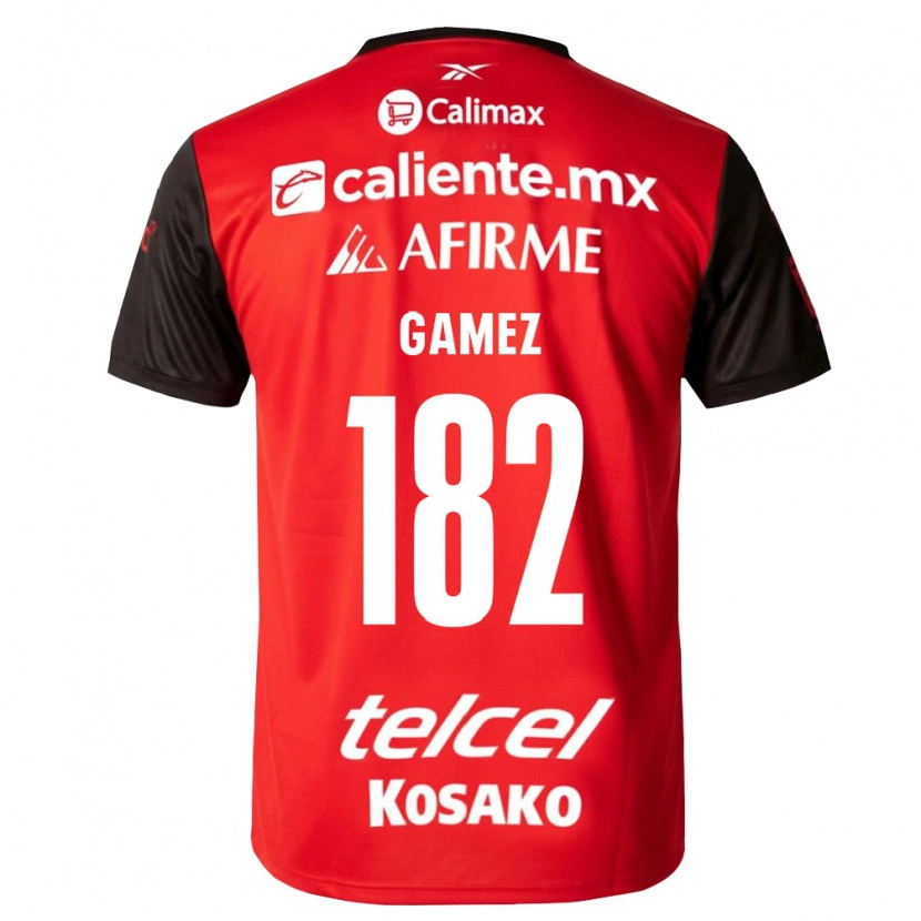 Danxen Homem Camisola Mark Gamez #182 Preto Vermelho Principal 2026/27 Camisa