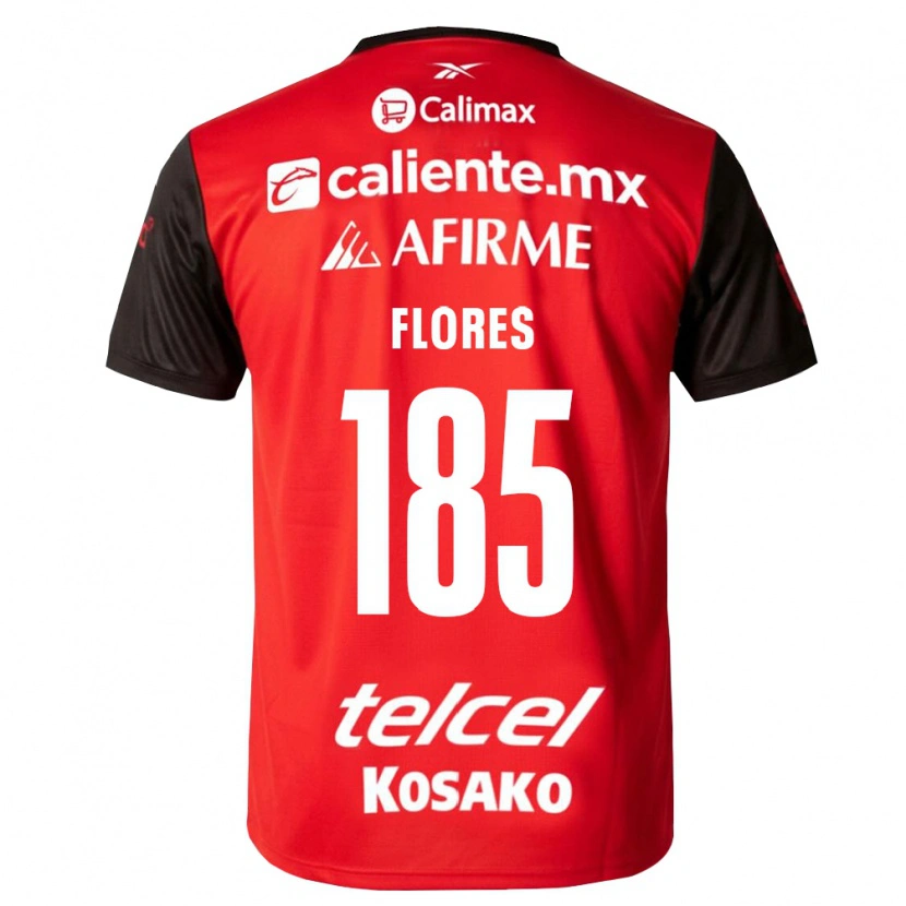 Danxen Homem Camisola Ismael Flores #185 Preto Vermelho Principal 2026/27 Camisa