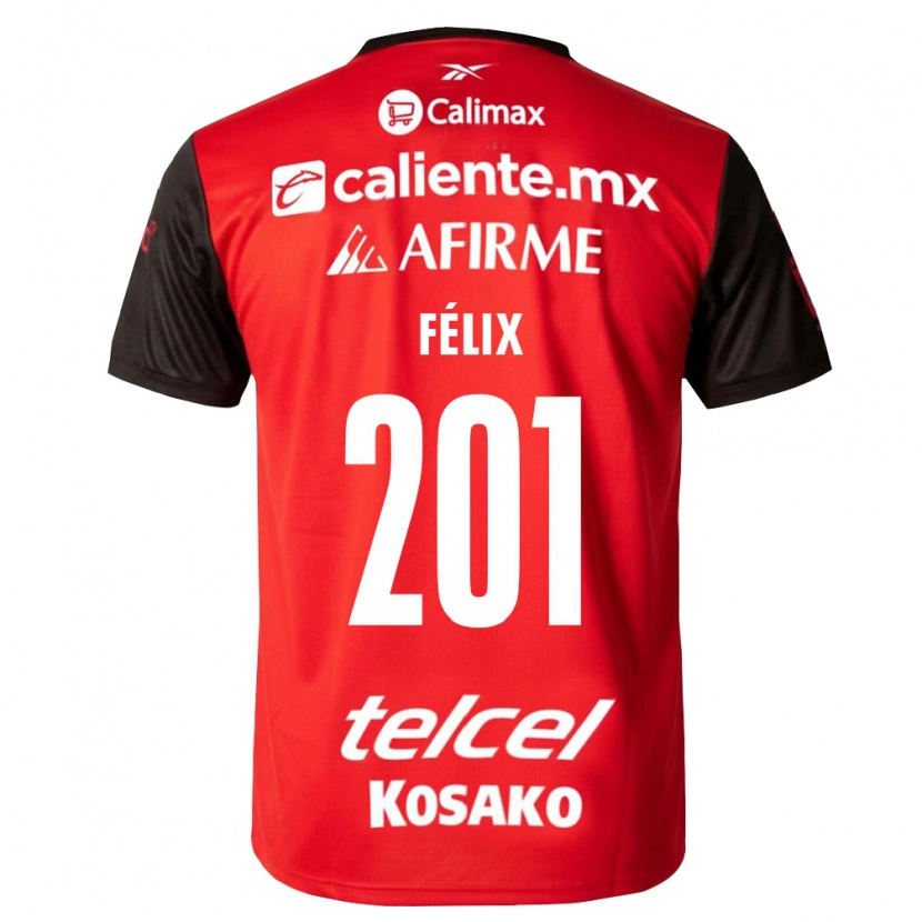Danxen Homem Camisola Brayan Félix #201 Preto Vermelho Principal 2026/27 Camisa