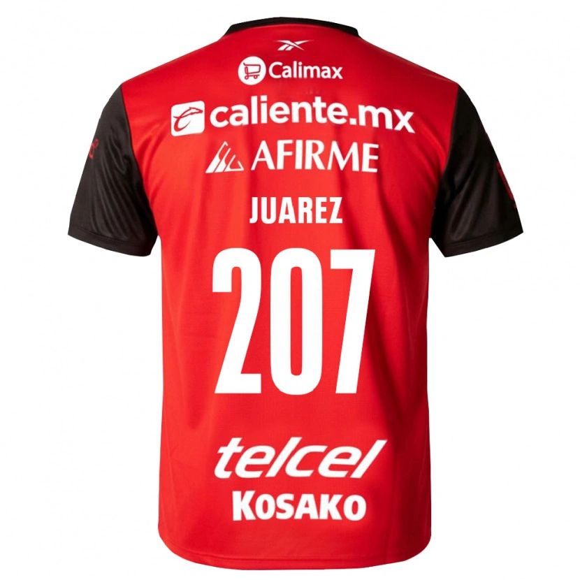 Danxen Homem Camisola José Juárez #207 Preto Vermelho Principal 2026/27 Camisa