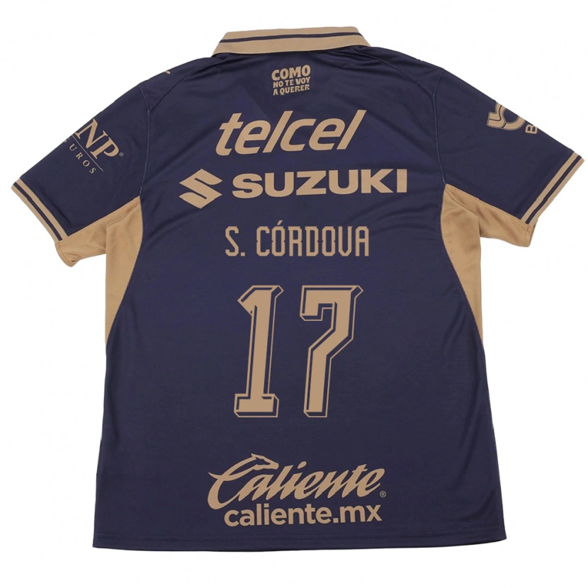 Danxen Homem Camisola Sebastián Córdova #17 Roxo Marrom Principal 2026/27 Camisa