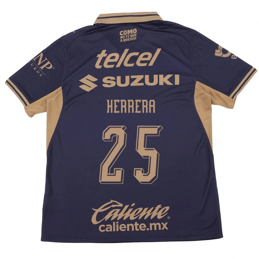 Danxen Homem Camisola Laura Herrera #25 Roxo Marrom Principal 2026/27 Camisa