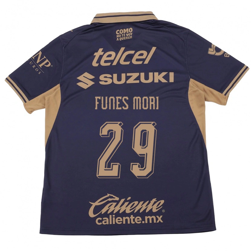 Danxen Homem Camisola Rogelio Funes Mori #29 Roxo Marrom Principal 2026/27 Camisa