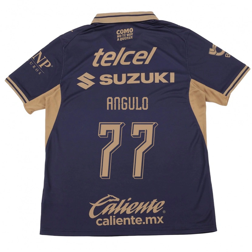 Danxen Homem Camisola Álvaro Angulo #77 Roxo Marrom Principal 2026/27 Camisa