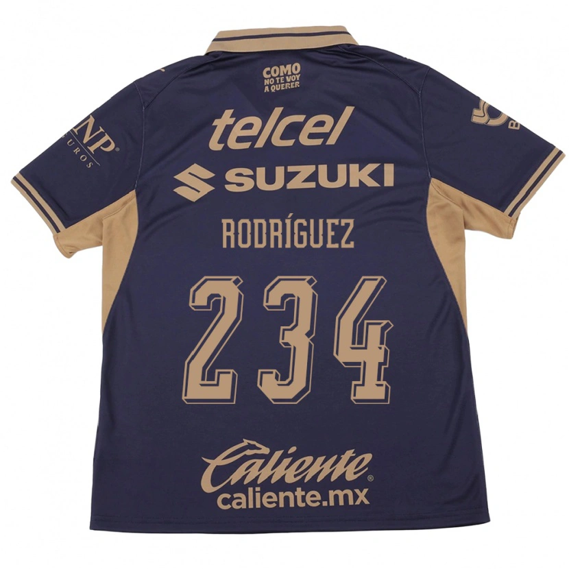 Danxen Homem Camisola Axel Rodríguez #234 Roxo Marrom Principal 2026/27 Camisa